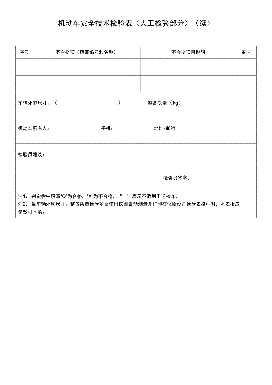 机动车安全技术检验表.doc_第2页