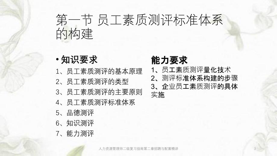 人力资源管理师二级复习指南第二章招聘与配置精讲ppt课件_第3页