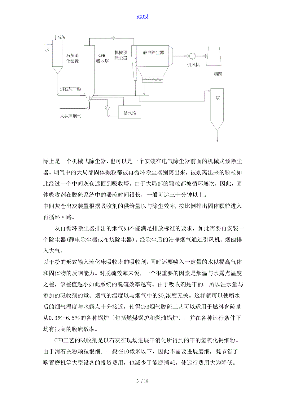 烟气循环流化床脱硫CFBFGD技术使用简介_第3页