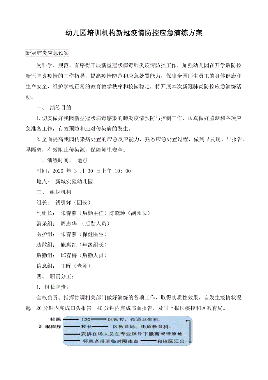 新冠疫情防控应急演练方案_第1页