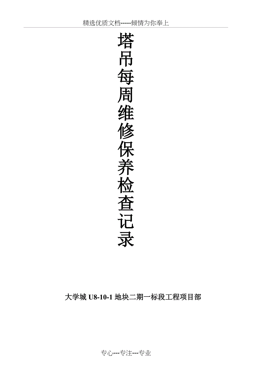 塔吊日常维修保养检查记录_第4页