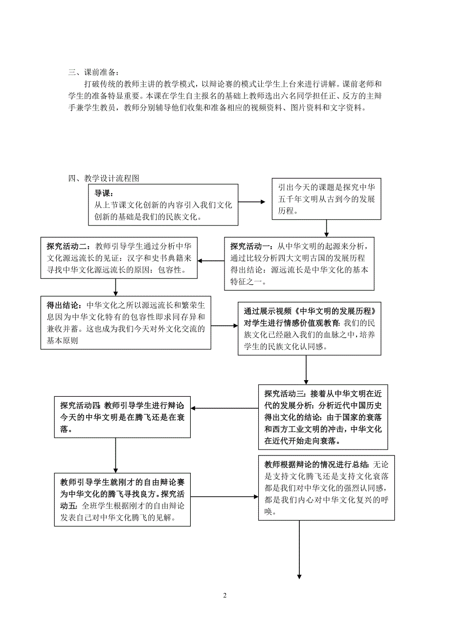 文化：源远流长的中华文化教学设计梅津湘[精选文档]_第2页