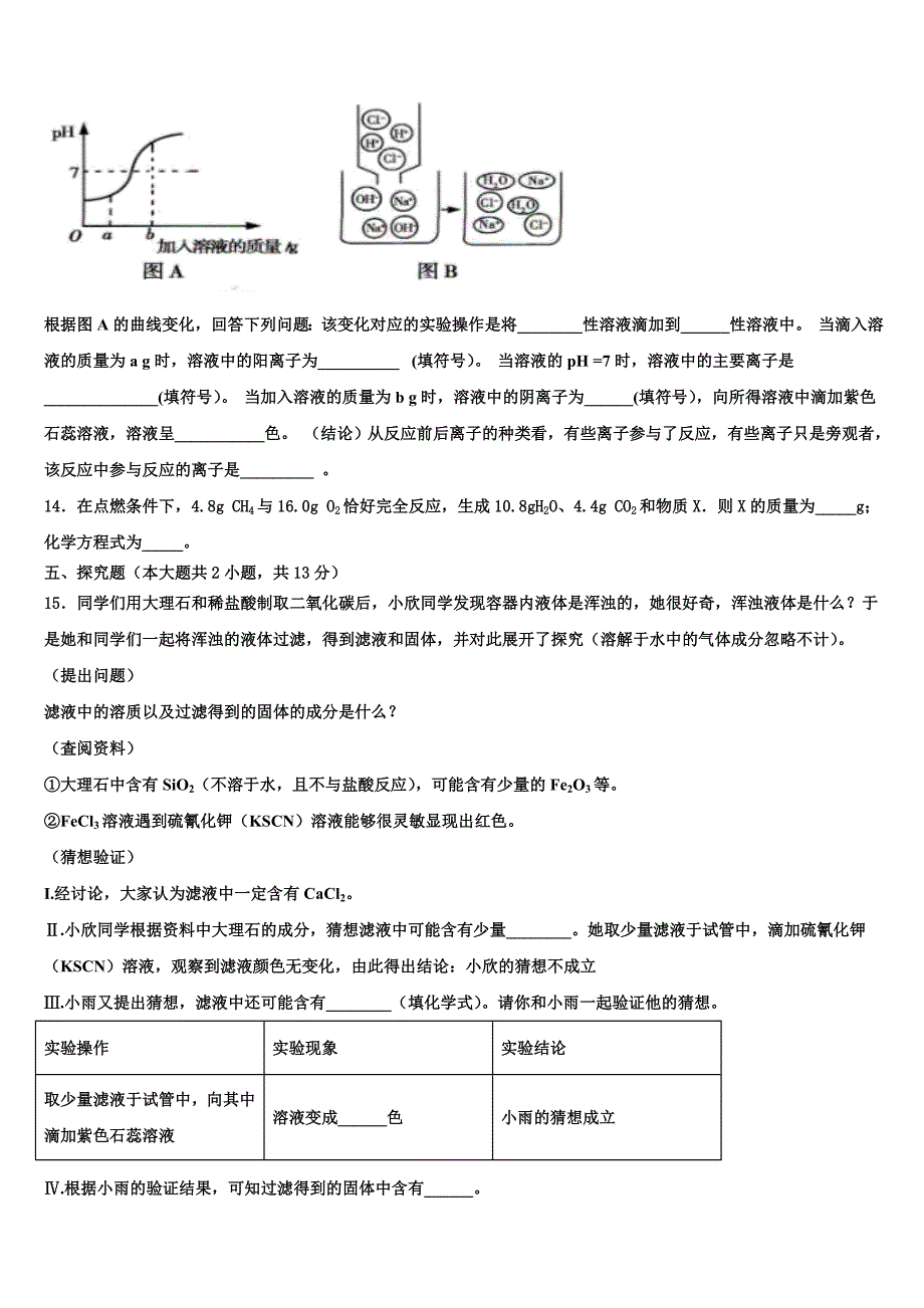 河南省安阳市安阳县达标名校2023年中考化学五模试卷含解析.doc_第4页