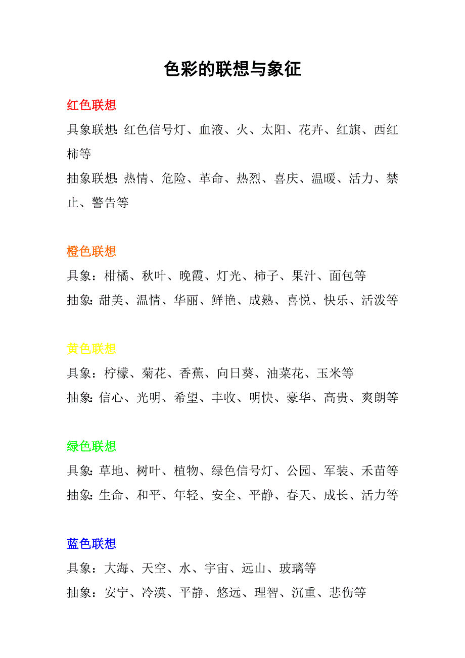 色彩的联想与象征.doc_第1页