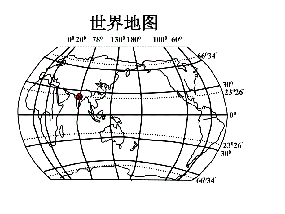 初中地理世界空白地图_第1页