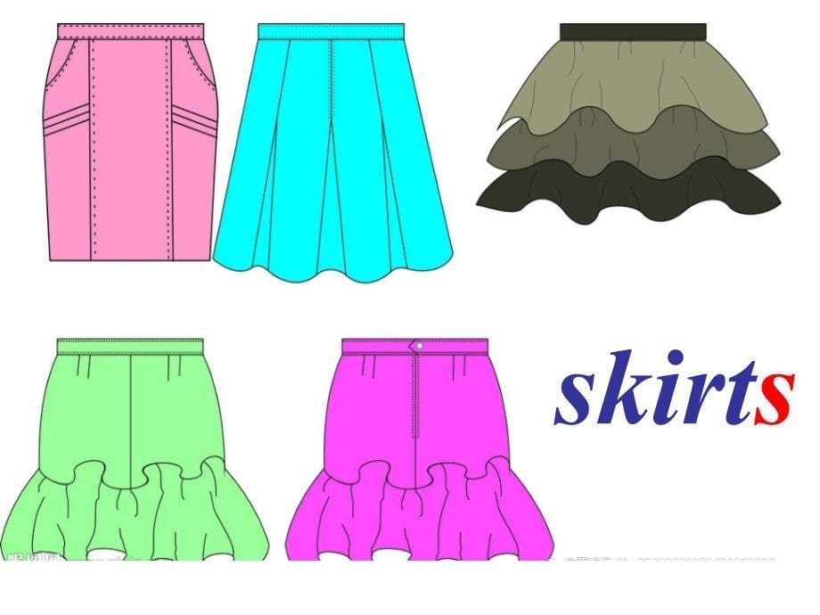 Unit 1 Lesson 1 Skirt and Trousers 课件（共12张PPT）_第5页