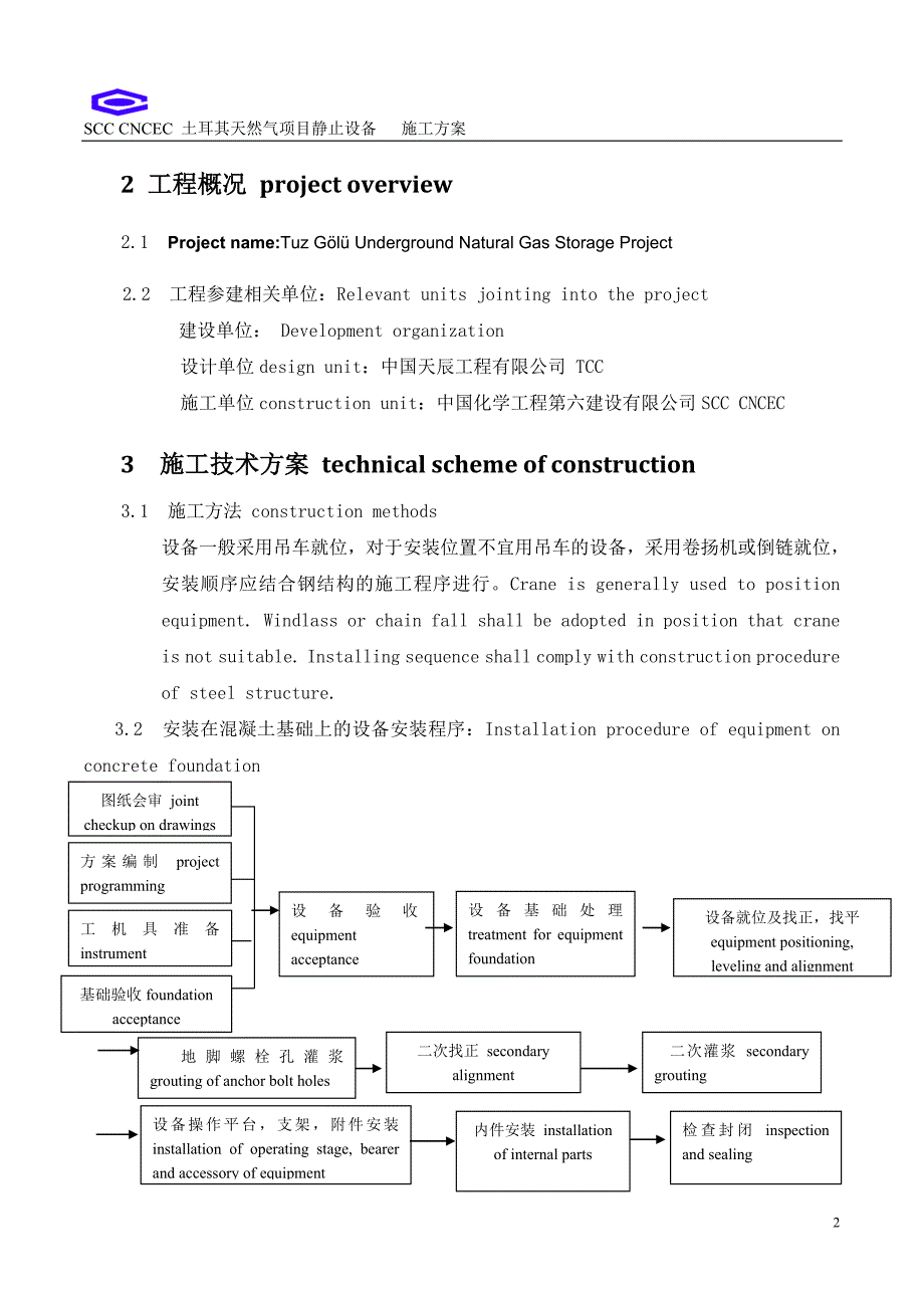 静止设备安装方案 static equipment installation procedure.doc_第3页