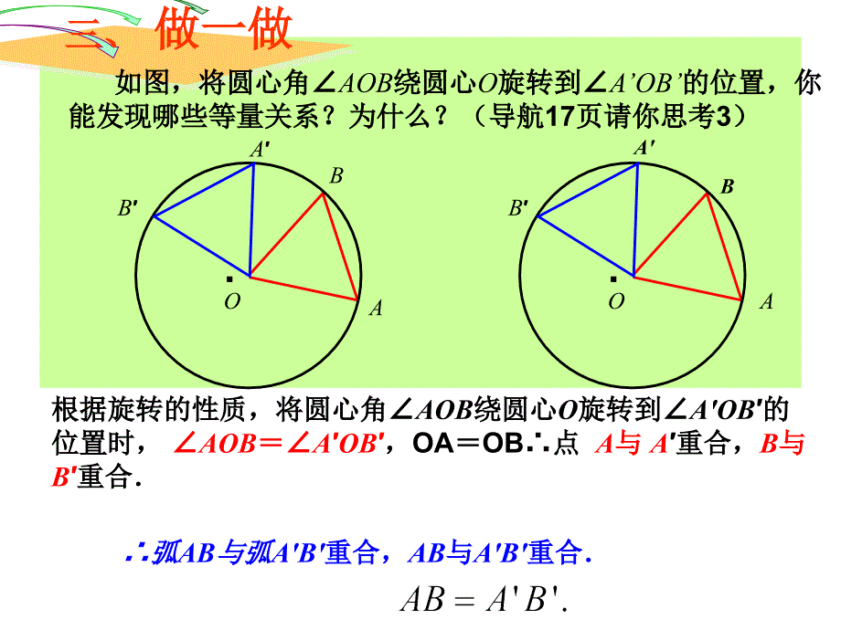 弧弦与圆心角的关系定理_第4页