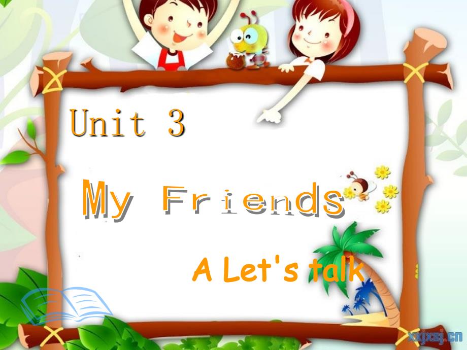 人教版小学英语四年级上册第3单元My_Friends_A_let&#39;s_talk课件_第1页