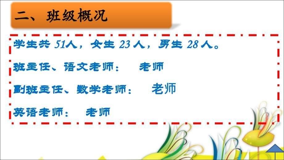 小学一年级班主任和语文家长会演讲课件_第5页