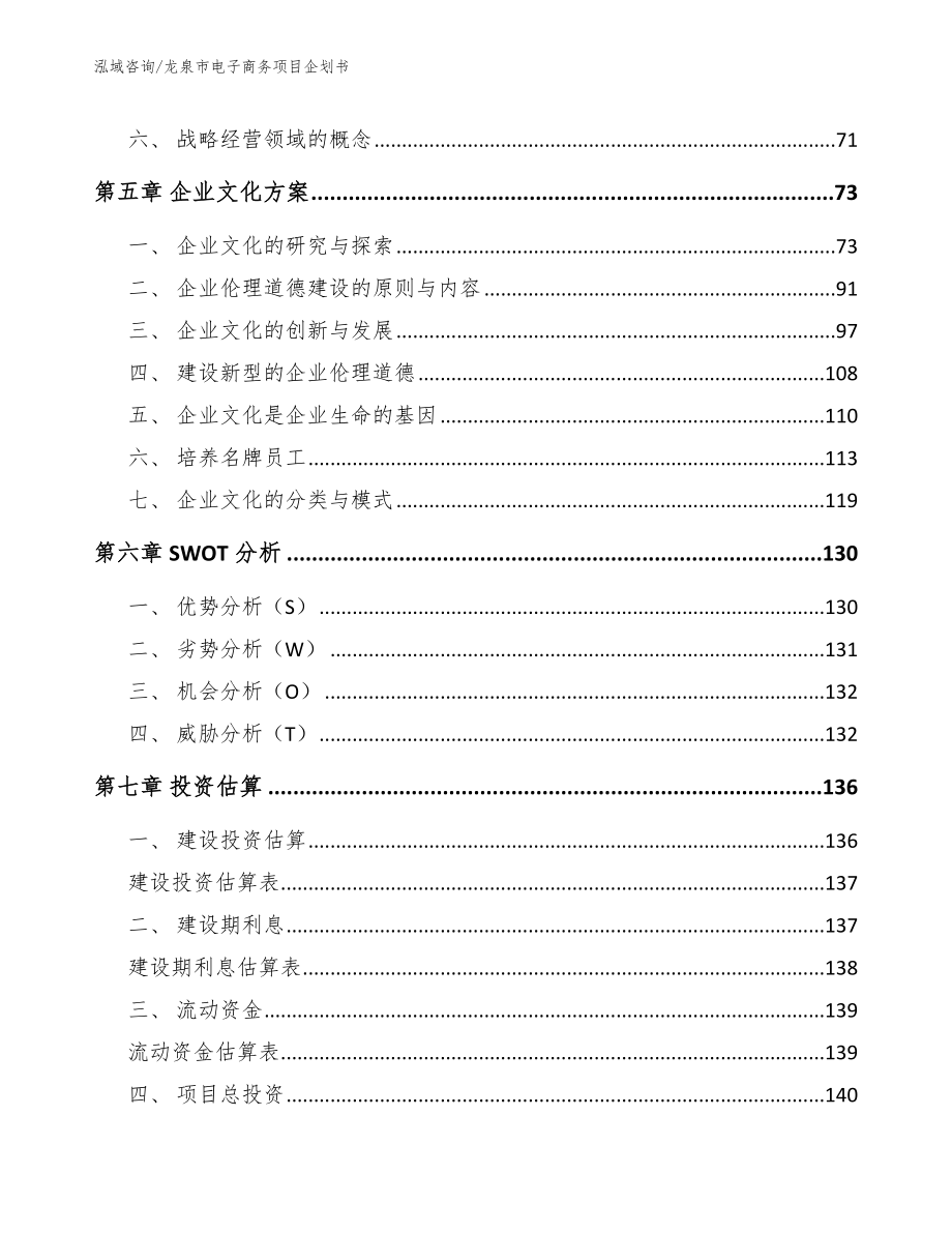 龙泉市电子商务项目企划书【模板范文】_第4页