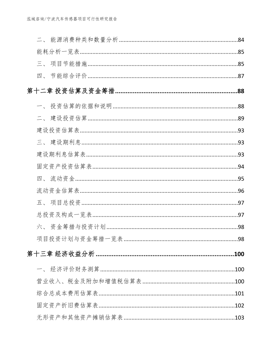 宁波汽车传感器项目可行性研究报告模板范本_第4页