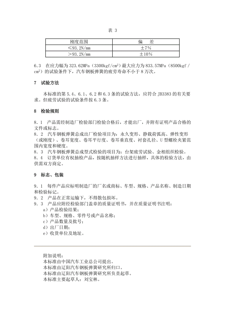 空气悬架汽车钢板弹簧技术条件_第3页