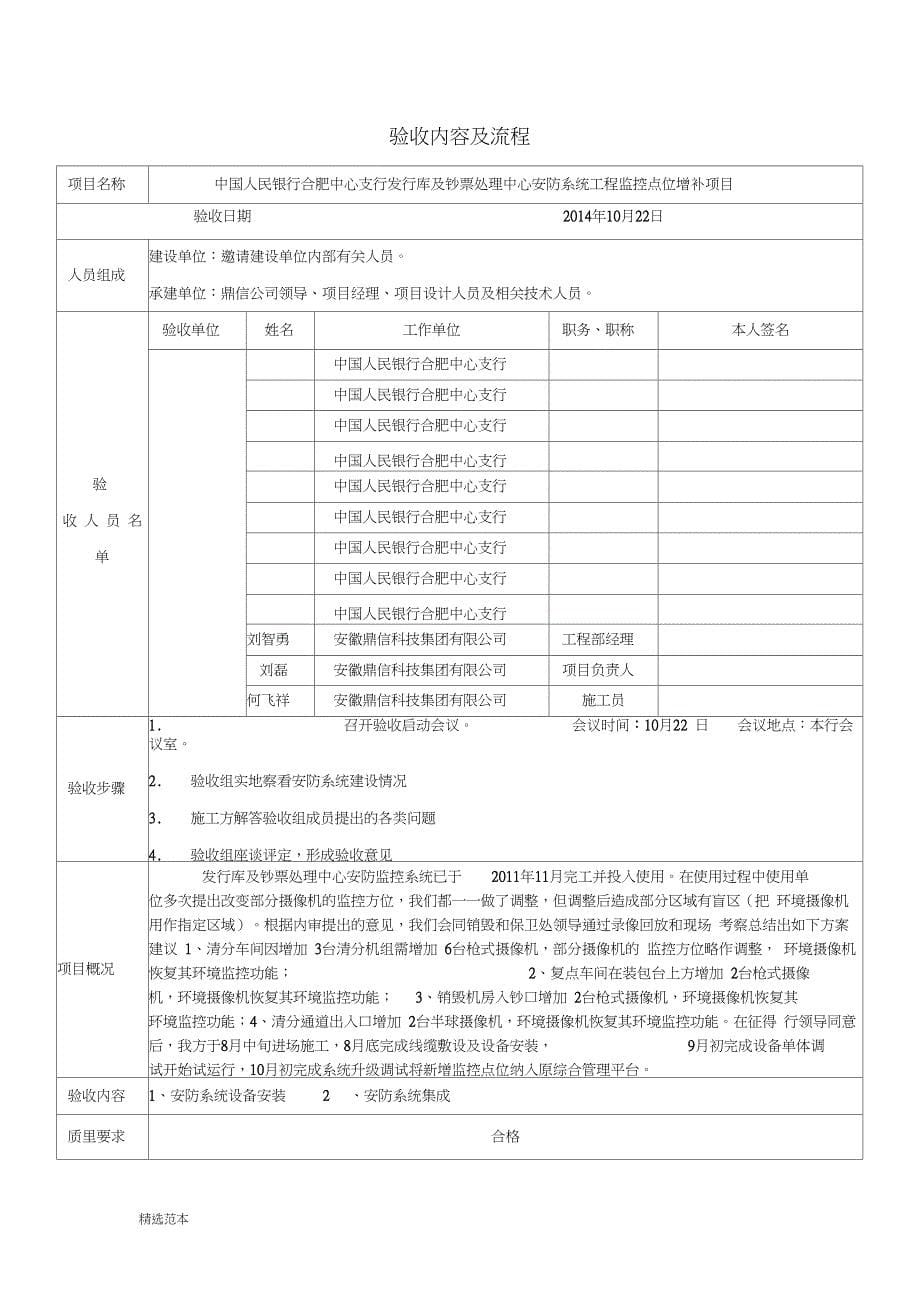 安防系统项目验收报告_第5页