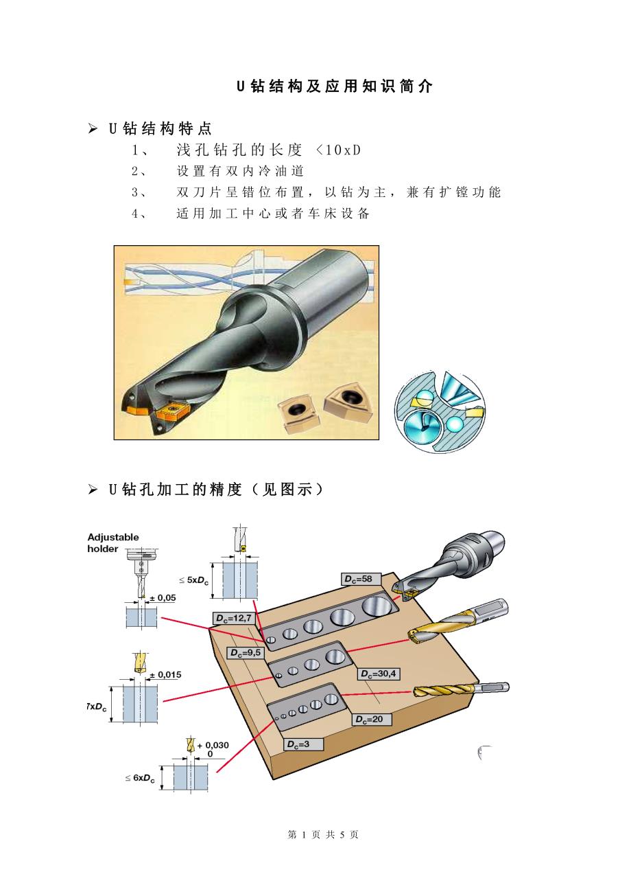U钻结构及应用知识简介.doc_第1页