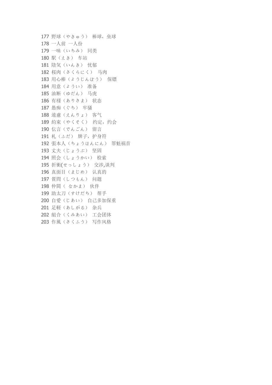 中日词意不同对照.doc_第5页