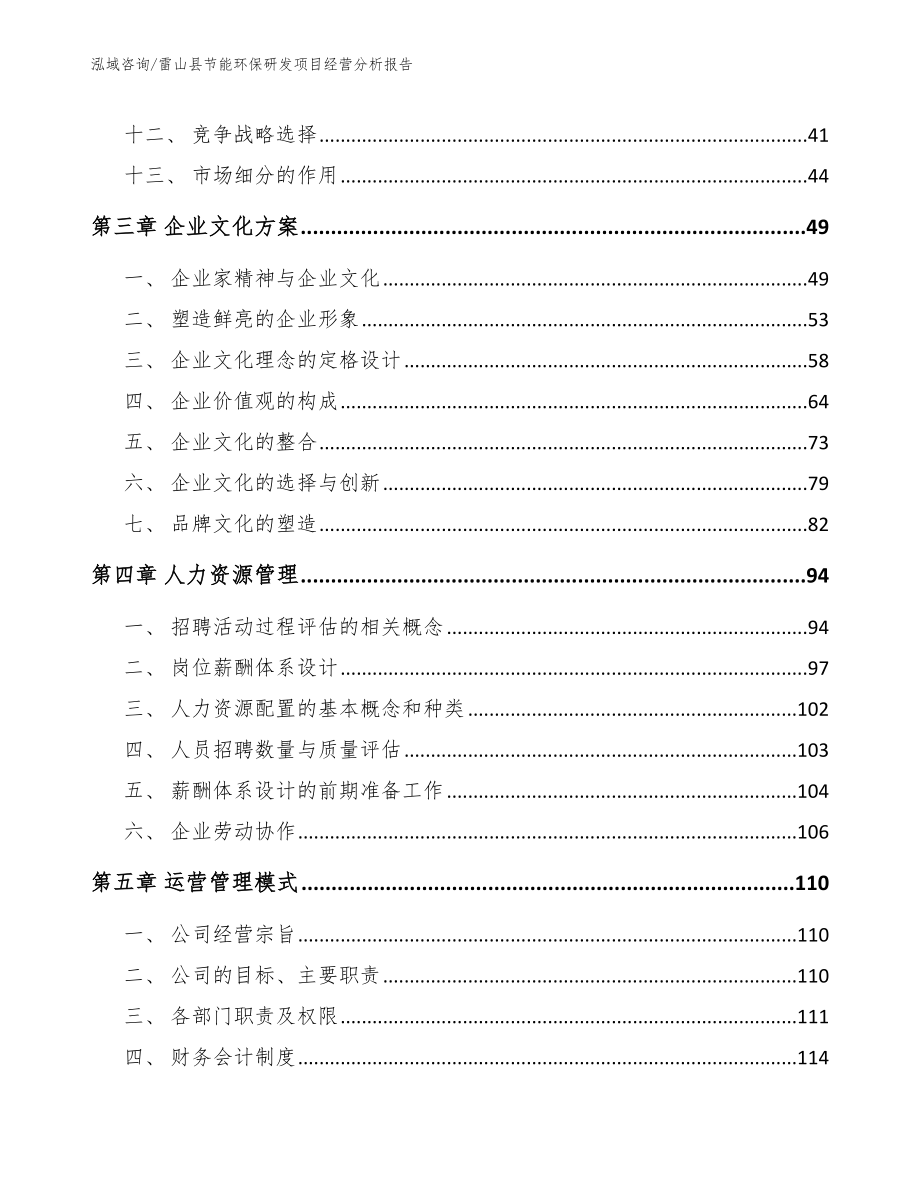 雷山县节能环保研发项目经营分析报告范文_第3页
