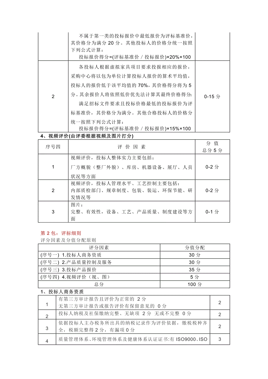 办公家具评标评分表.doc_第3页