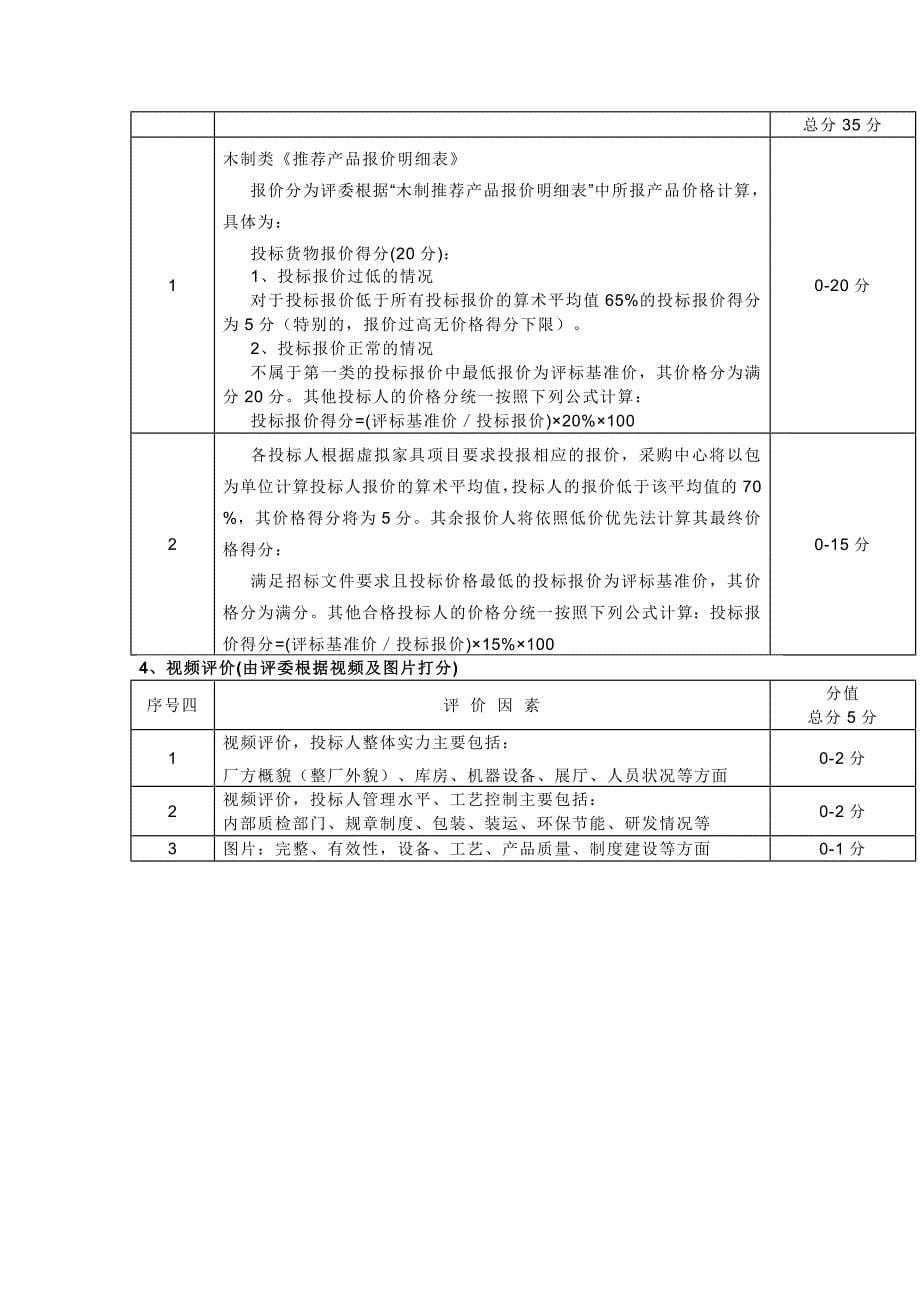 办公家具评标评分表.doc_第5页