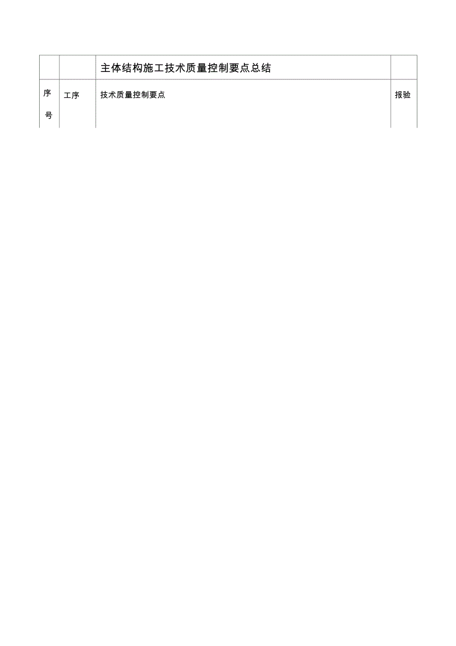主体结构施工技术质量控制要点总结_第1页