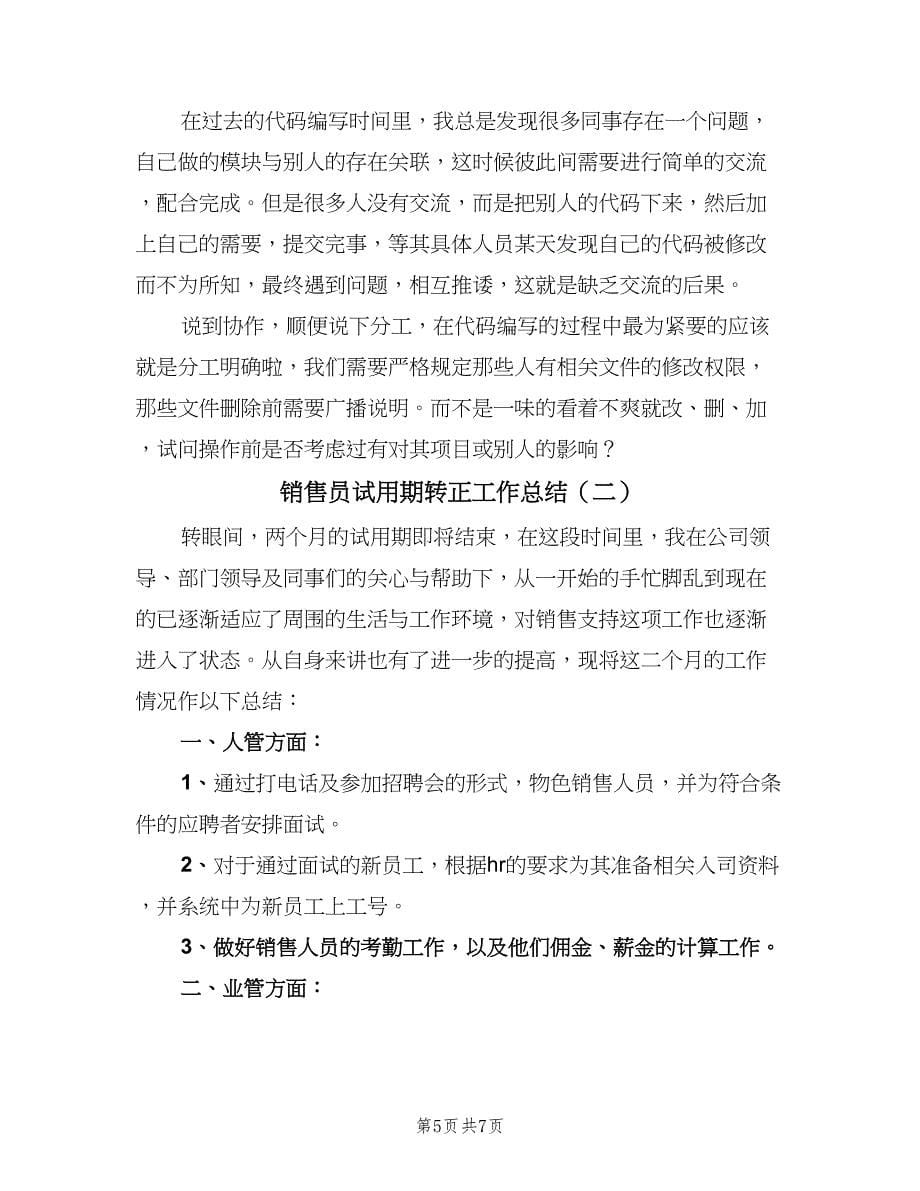 销售员试用期转正工作总结（二篇）.doc_第5页