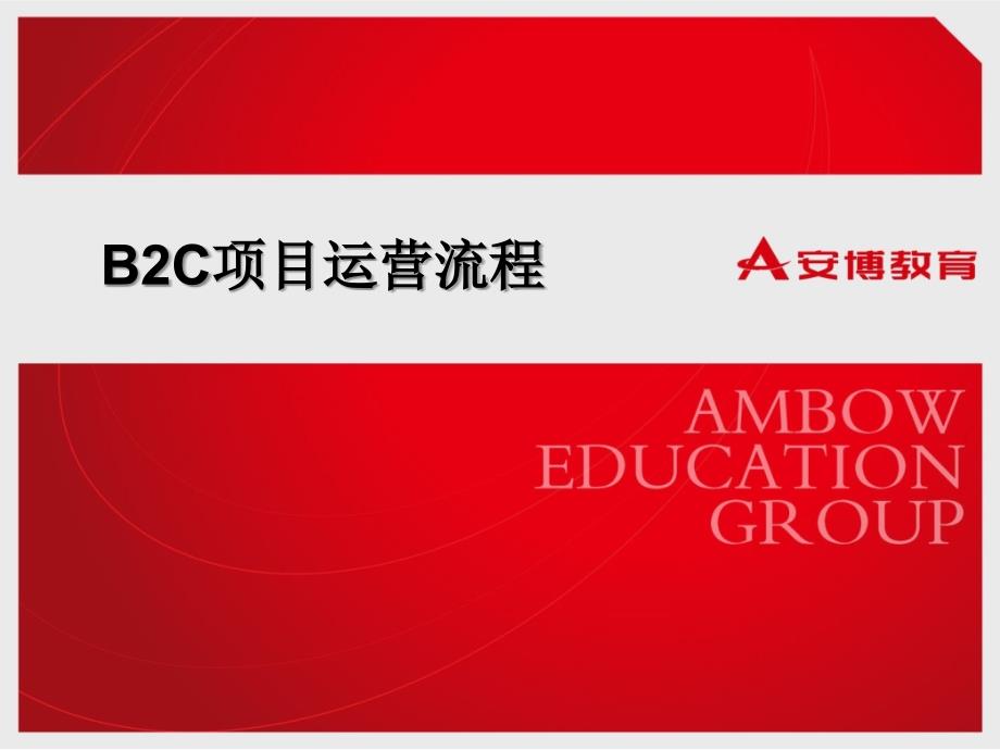 安博教育 B2C综合运营项目流程_第1页