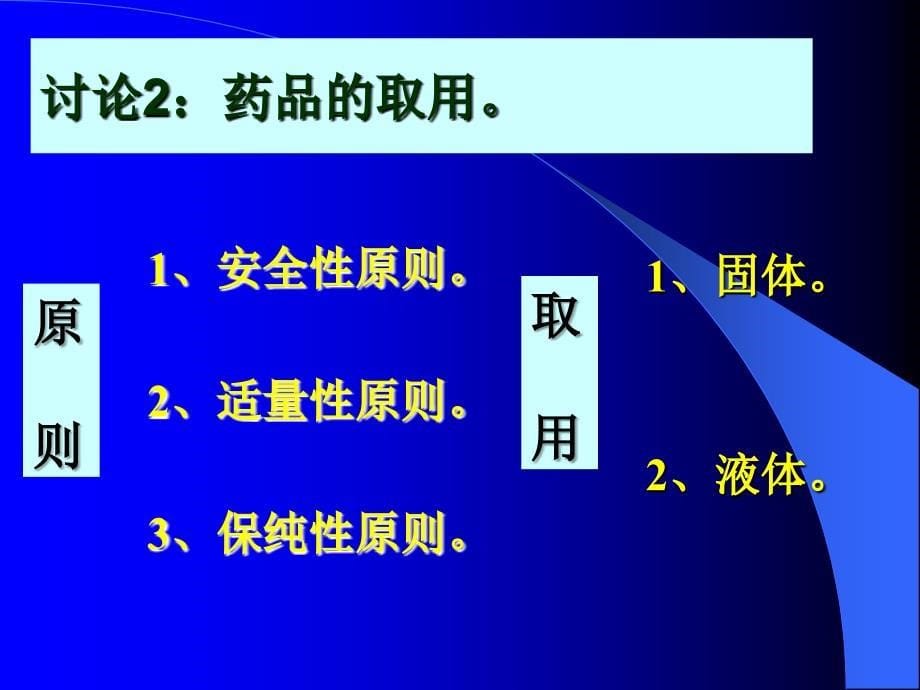 人教版新课程必修一第一章第一节化学实验基本方法_第5页