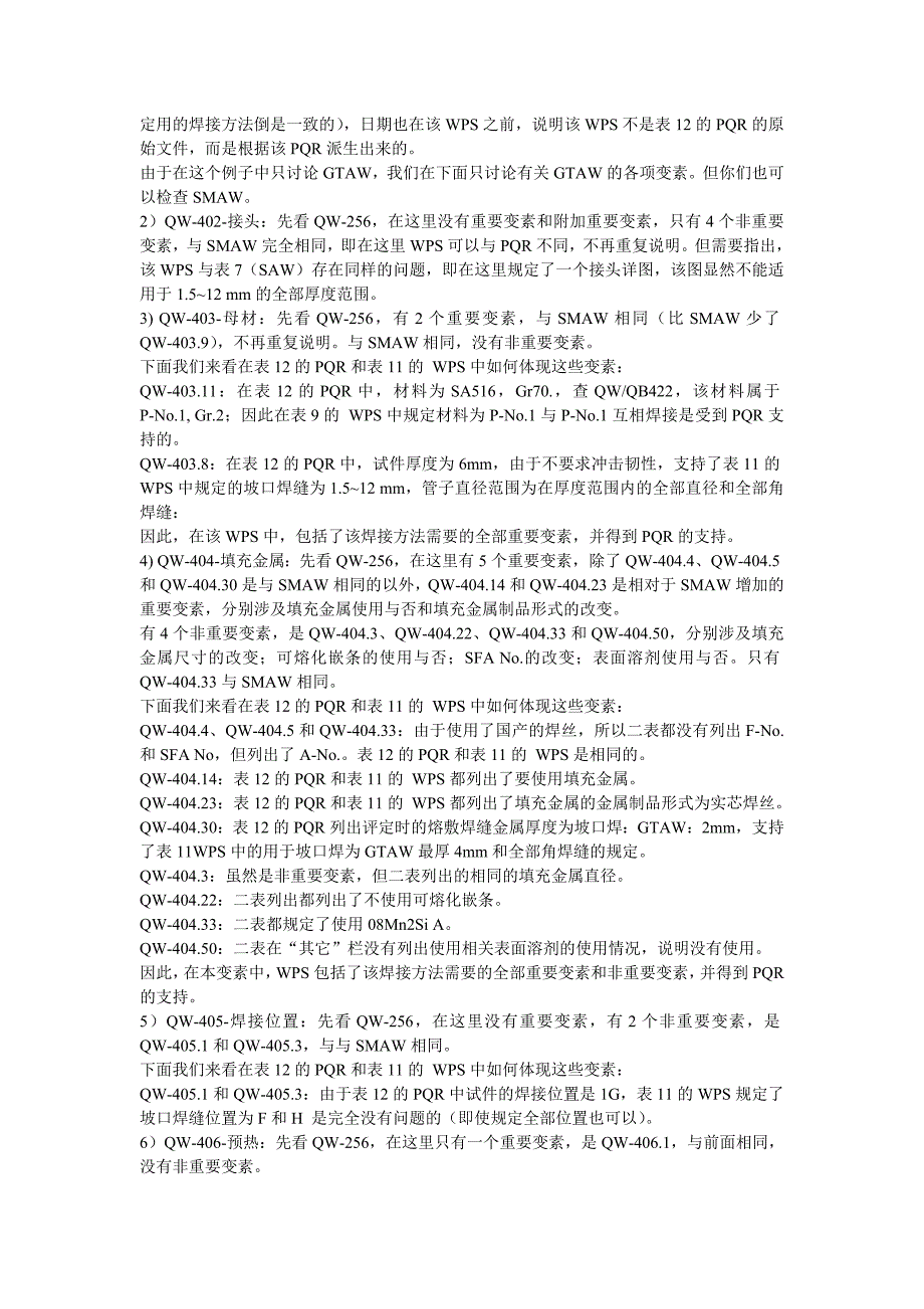 ASME-BPV规范第IX卷在-SMAW、SAW、GMAW和GTAW工艺评定中的具体应用(节选)_第4页