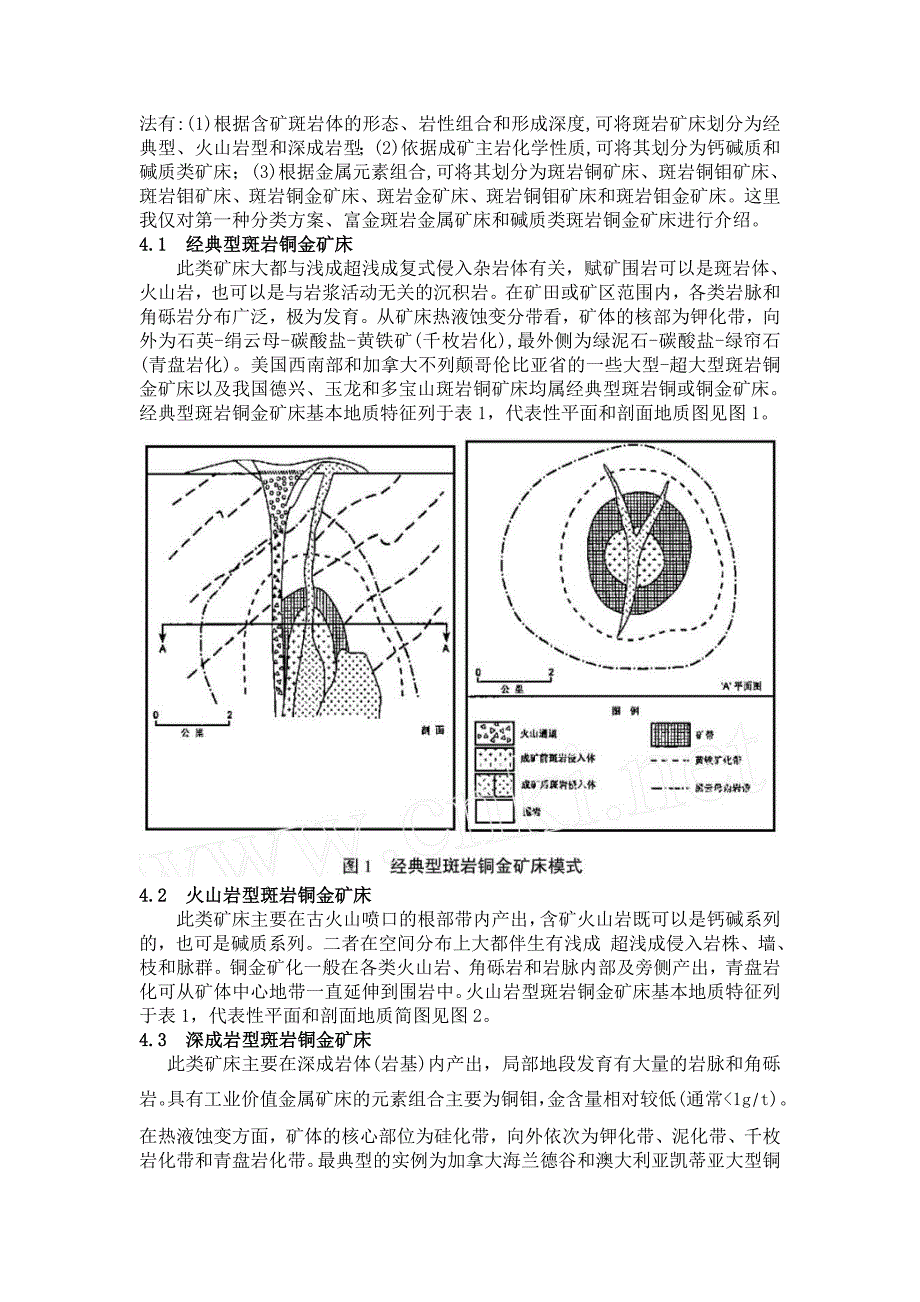 斑岩型铜金矿床研究新进展_第4页