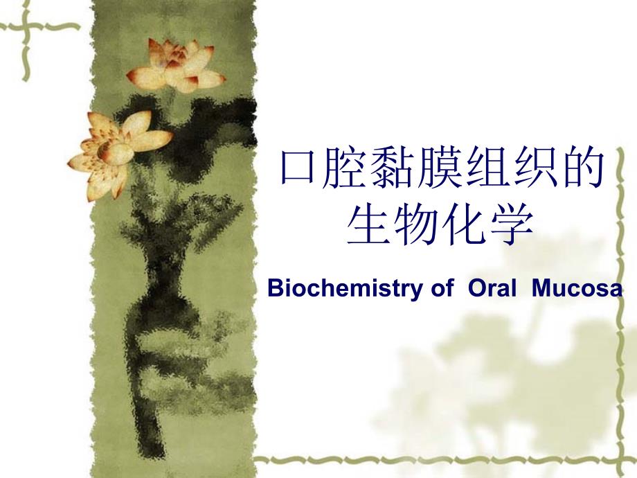 《口腔粘膜生物化学》PPT课件.ppt_第1页