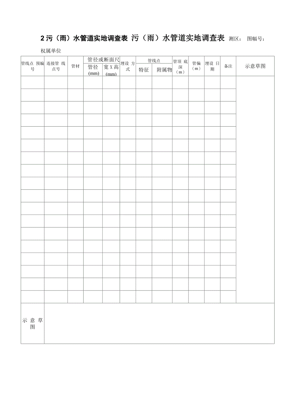 测绘常用记录表格样本_第2页