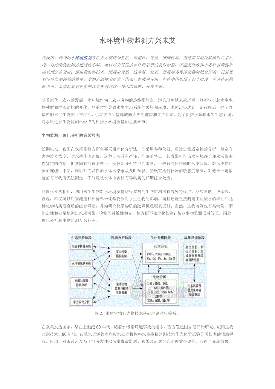 水环境生物监测方兴未艾.doc_第1页