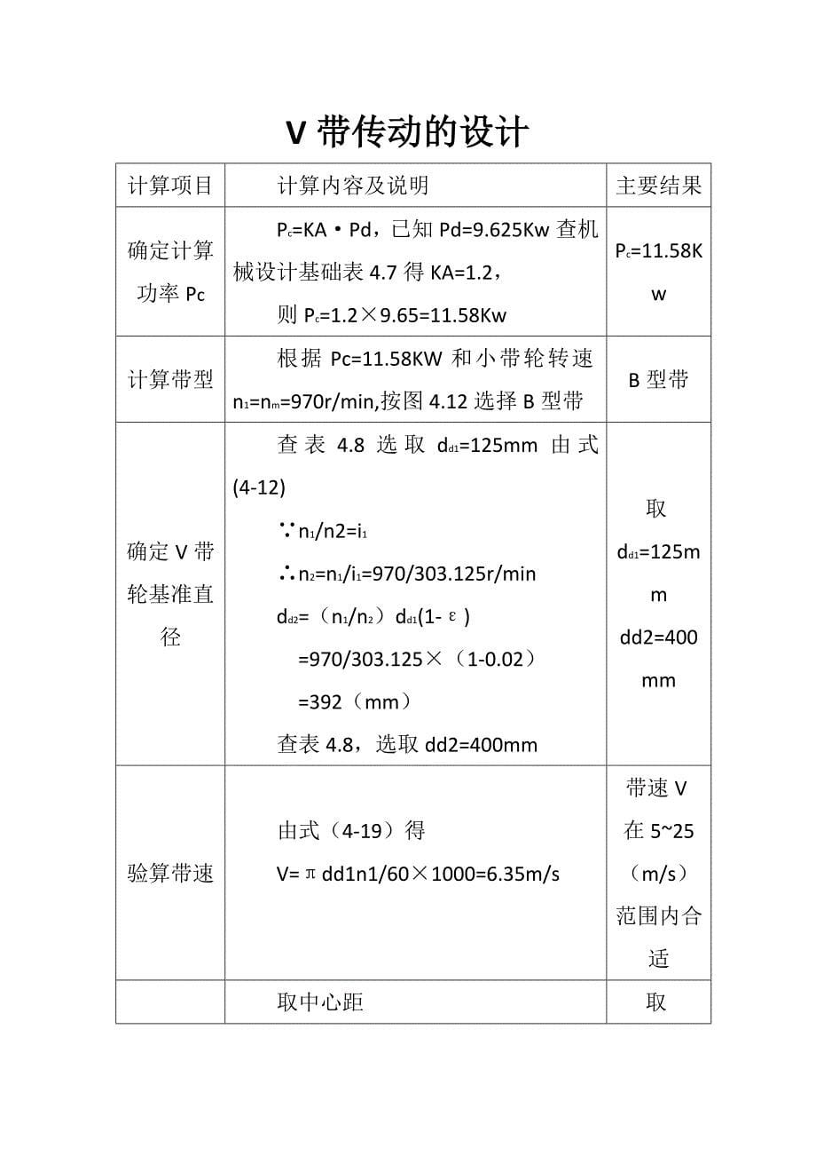 机械设计基础课程设计一级圆柱齿轮减速器_第5页