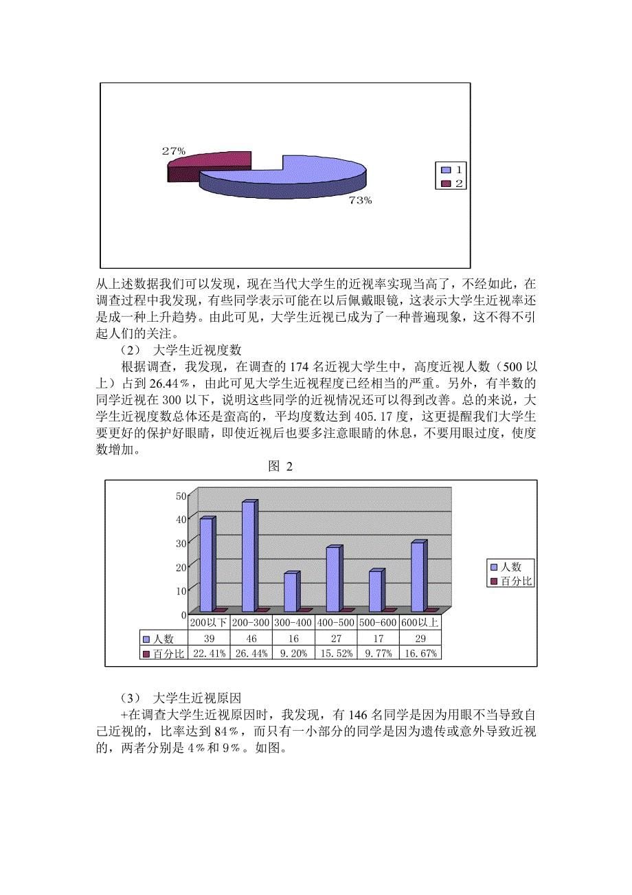 大学生近视情况调查报告_第5页