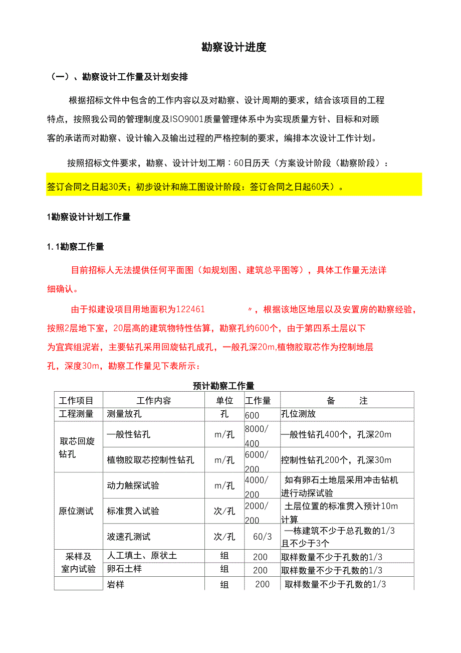 勘察设计进度范本_第1页
