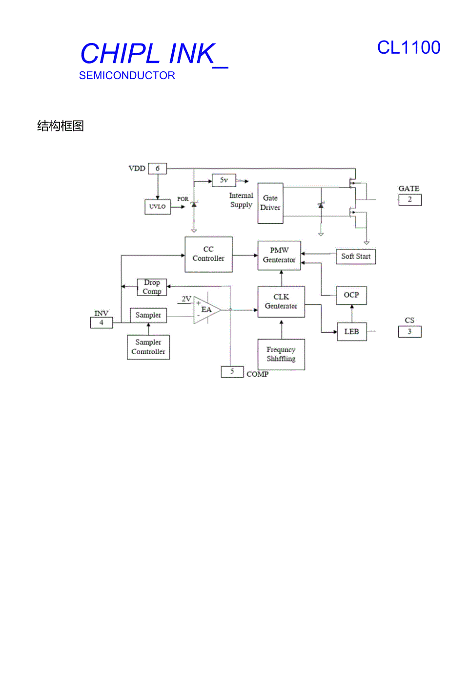 原边控制高精度恒压恒流PWM控制器_第4页