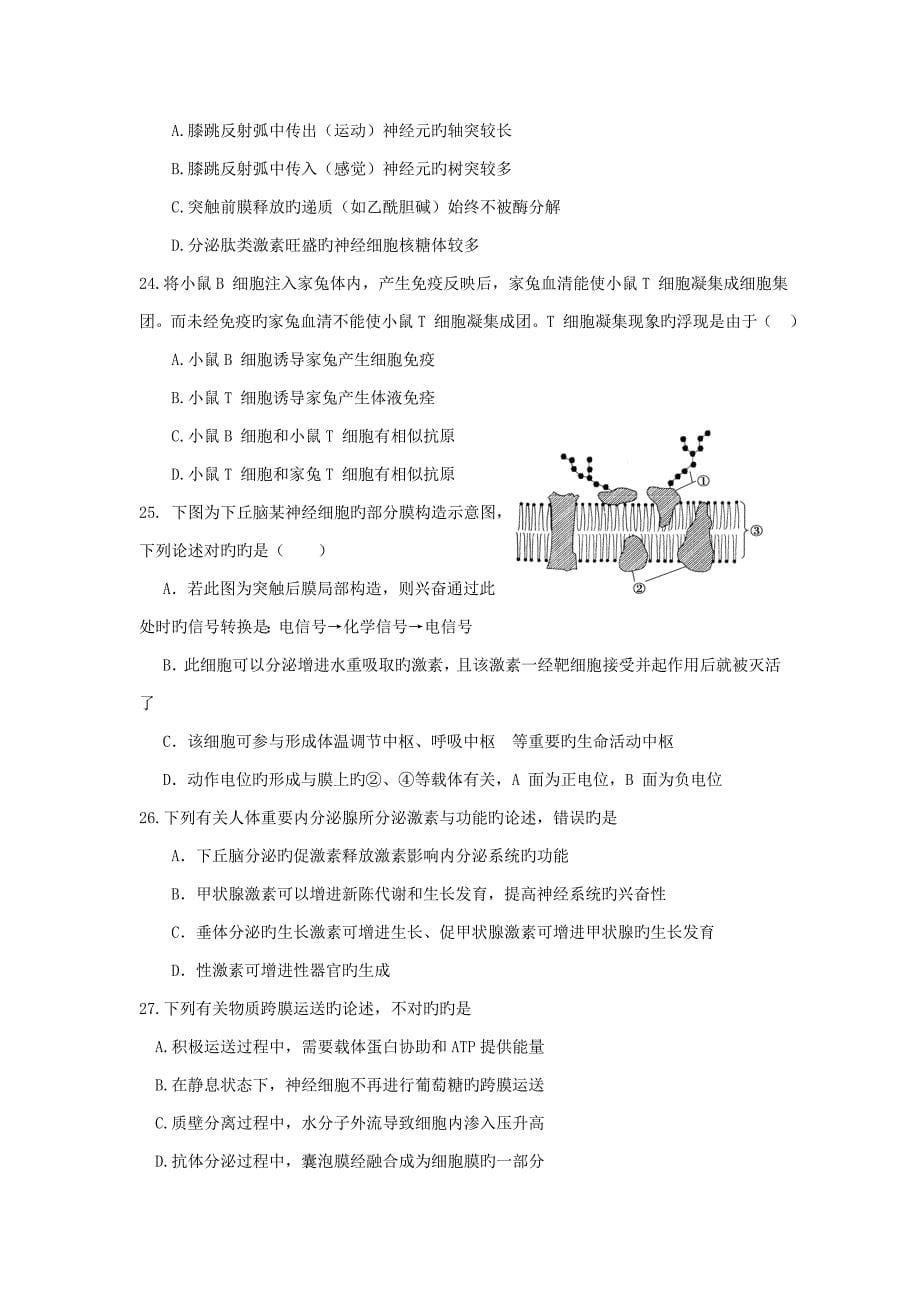 动物生命活动的调节1_第5页