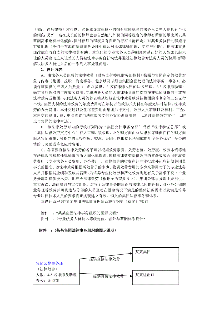 某某集团公司的法律事务组织设计_第2页