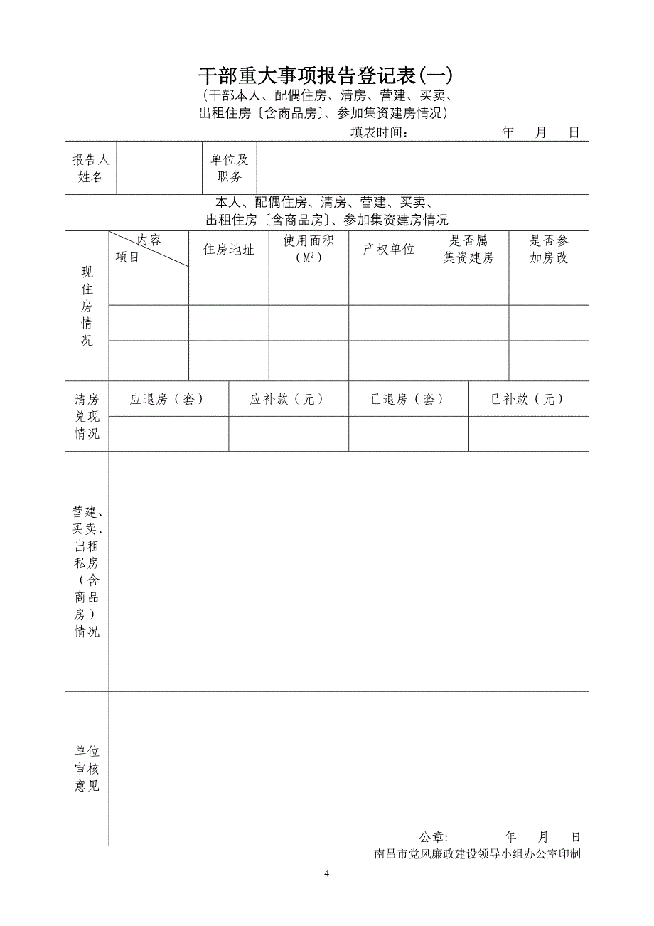 南昌市第九医院中层干部廉政档案_第4页