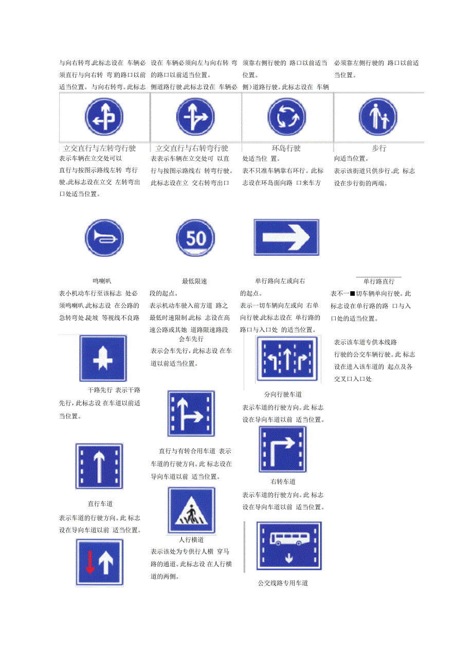 交通标志图片图解大全_第4页