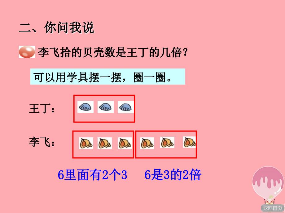 二年级数学上册 第七单元 信息窗3 求一个数是另一个数的几倍 青岛版_第3页