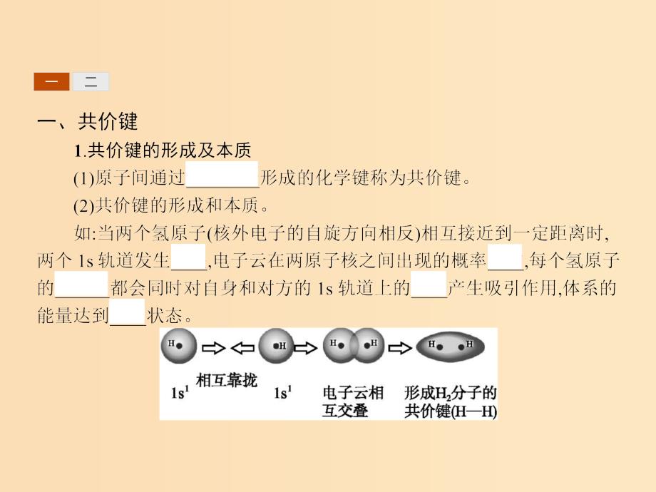 2018高中化学 第2章 化学键与分子间作用力 2.1 共价键模型课件 鲁科版选修3.ppt_第4页