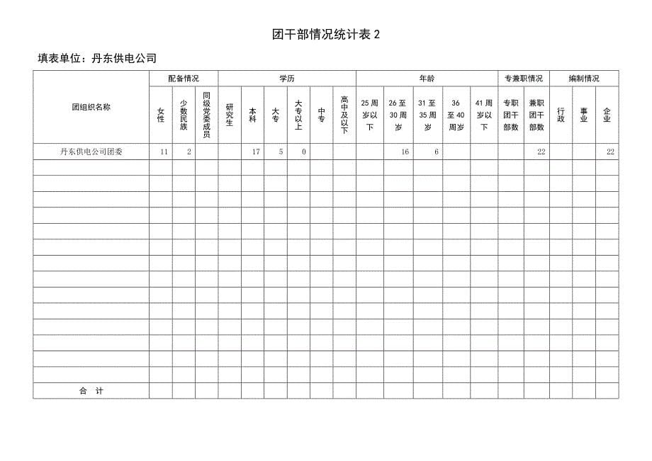 团组织、团干部情况统计表doc-丹东共青团_第5页