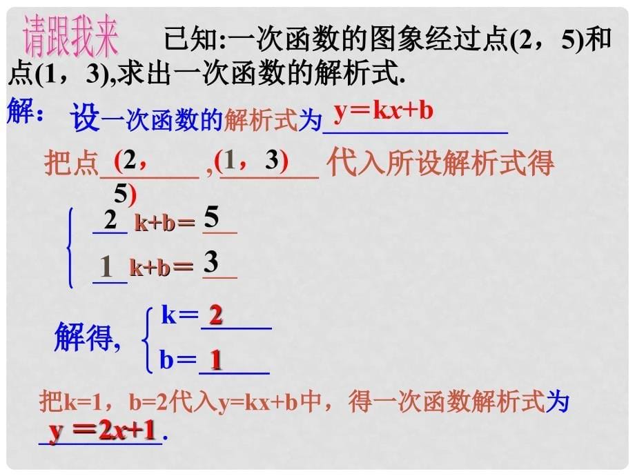 山东省淄博市临淄区皇城镇第二中学八年级数学《一次函数的解析式》课件 新人教版_第5页