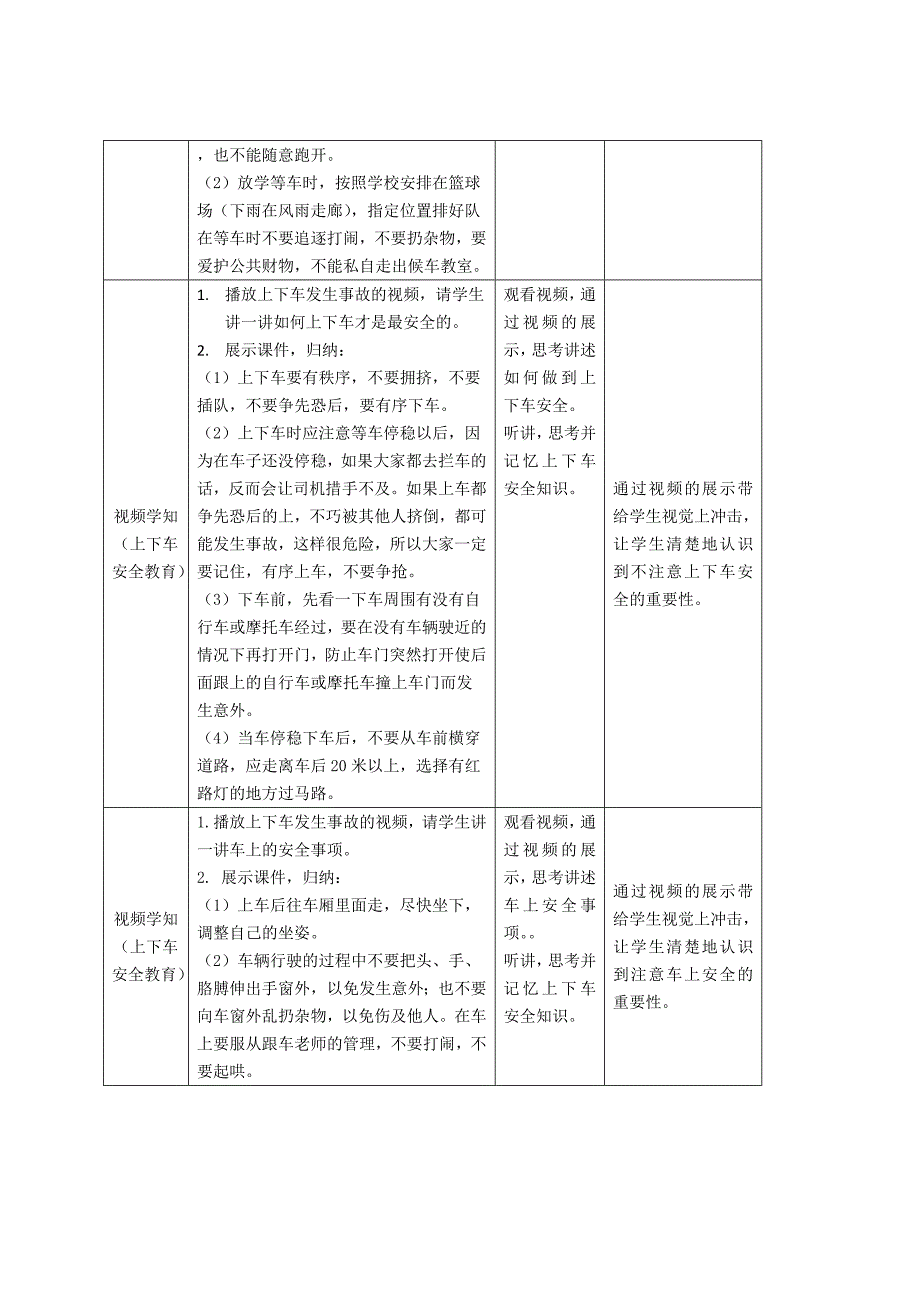 校车乘车安全教育主题班会教案_第2页