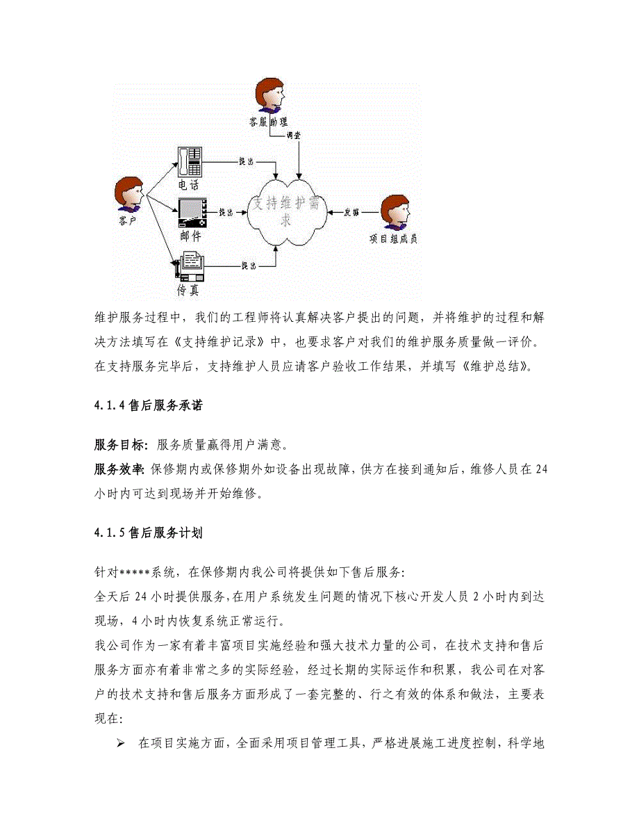 X软件地工程项目的售后维护方案设计_第4页