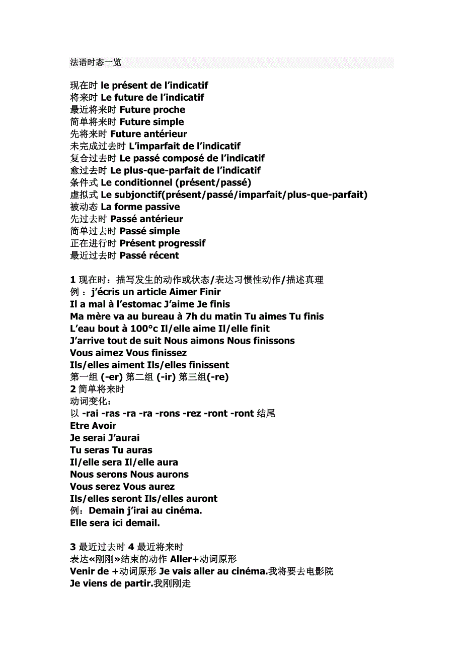 法语简明语法时态.doc_第1页