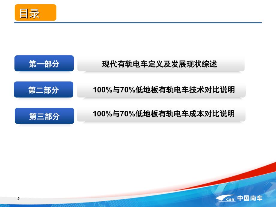 轨道车辆ppt100 与70 低地板有轨电车对比_第2页