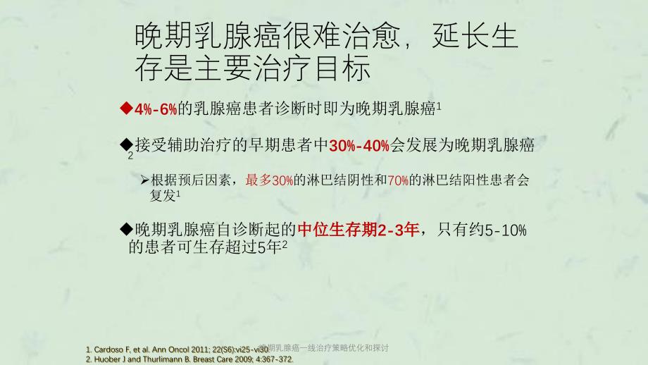 晚期乳腺癌一线治疗策略优化和探讨课件_第3页