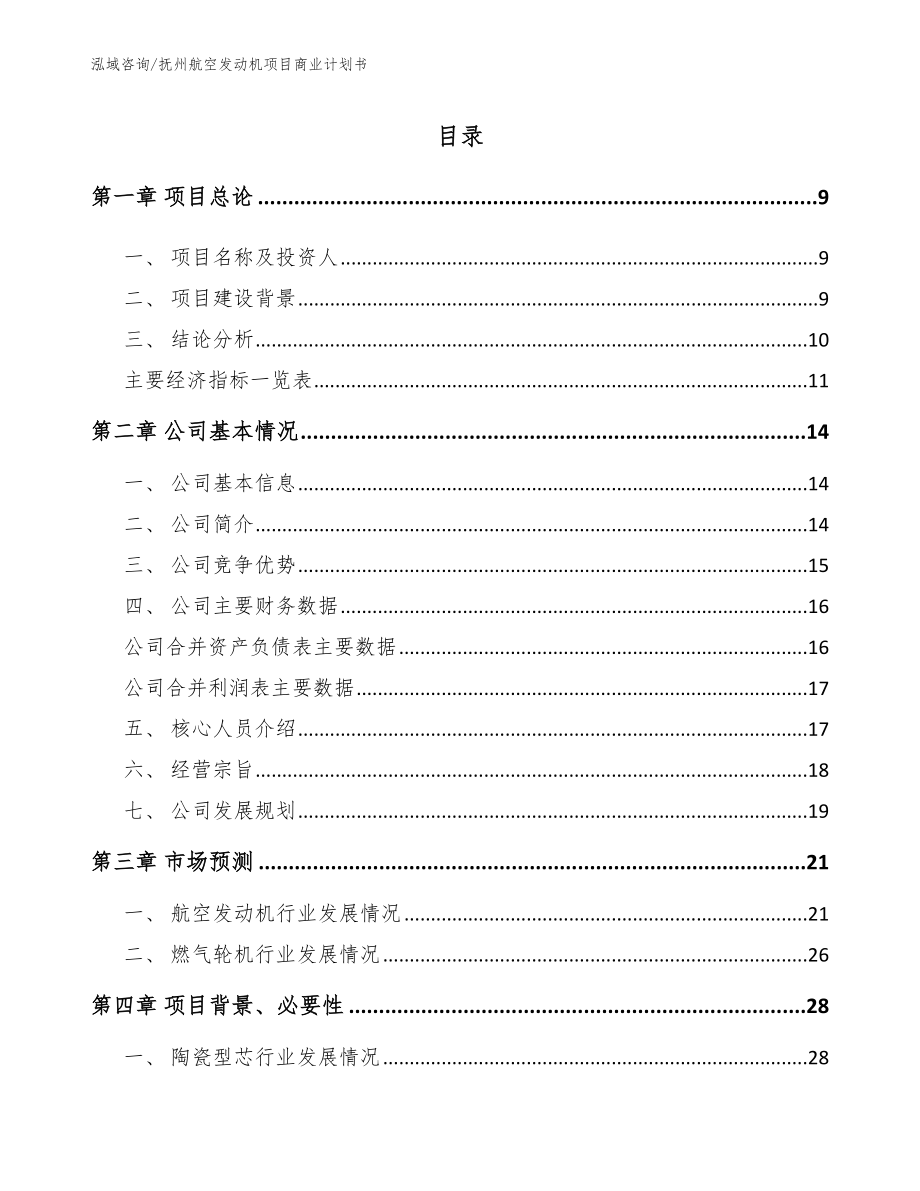 抚州航空发动机项目商业计划书_第2页